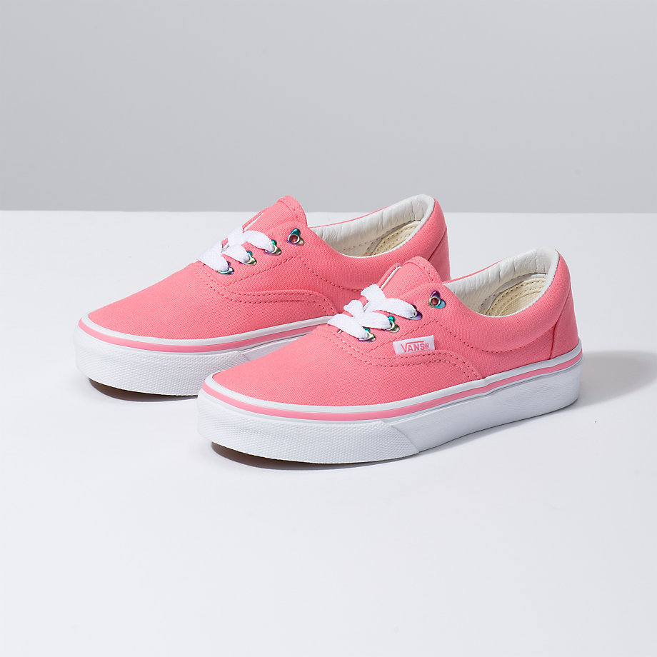 Vans Kiz Çocuk Spor Ayakkabı Heart Eyelet Era Pembe/Beyaz | 93168-489